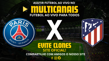 Assistir Paris Saint Germain x Atletico Madrid Ao Vivo Online 06/11/2024